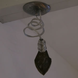 Moderne plafondverlichting.